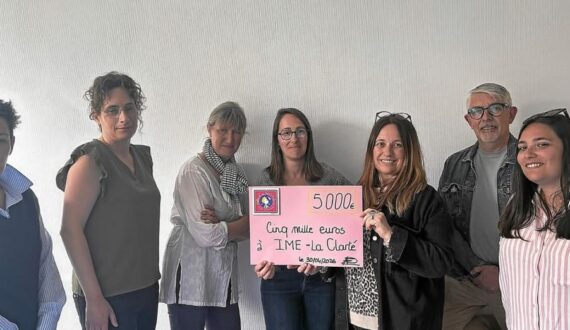 don de 5 000 € pour soutenir la création d’une salle sensorielle à l’IME La Clarté