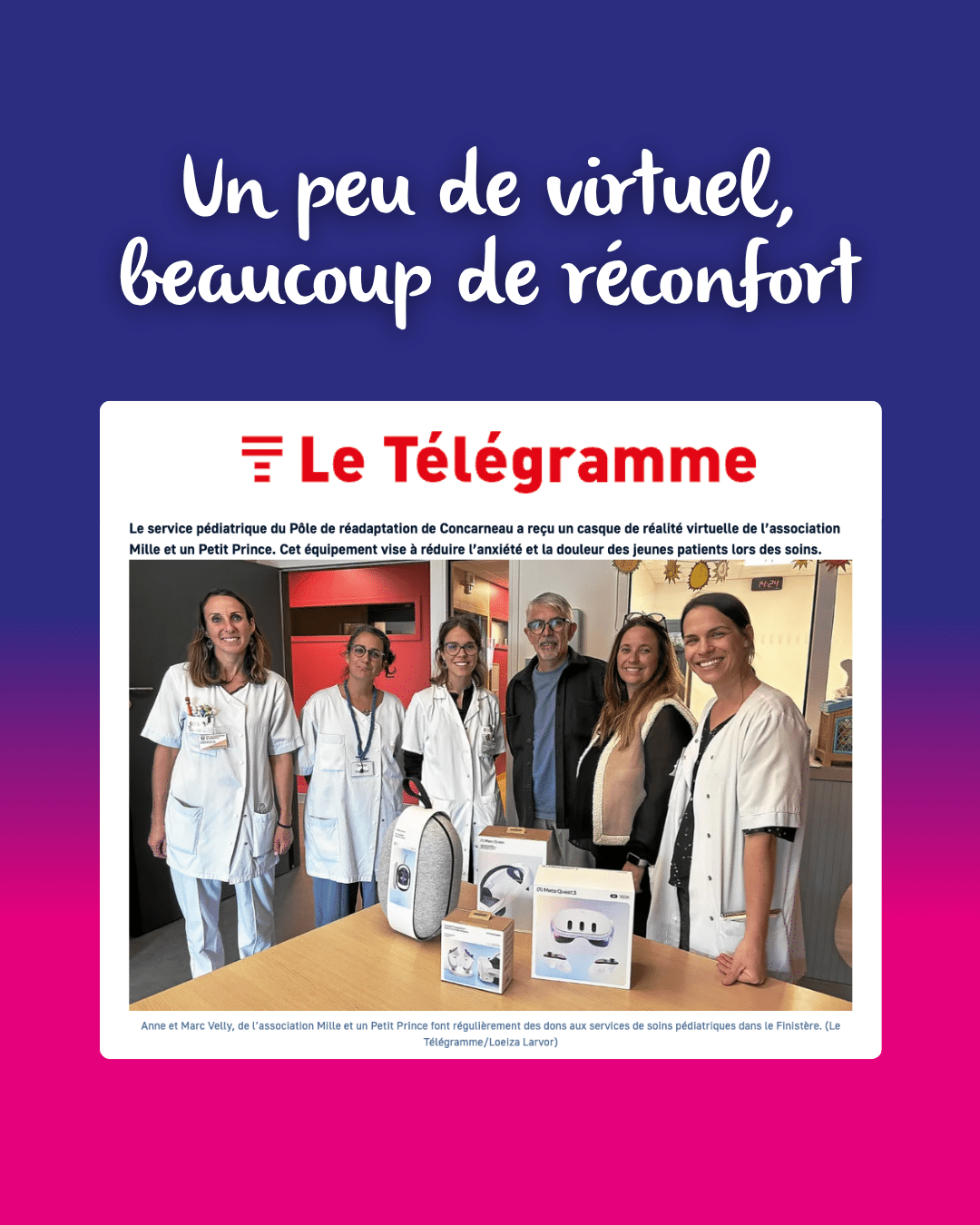 casque de réalité virtuelle à Concarneau